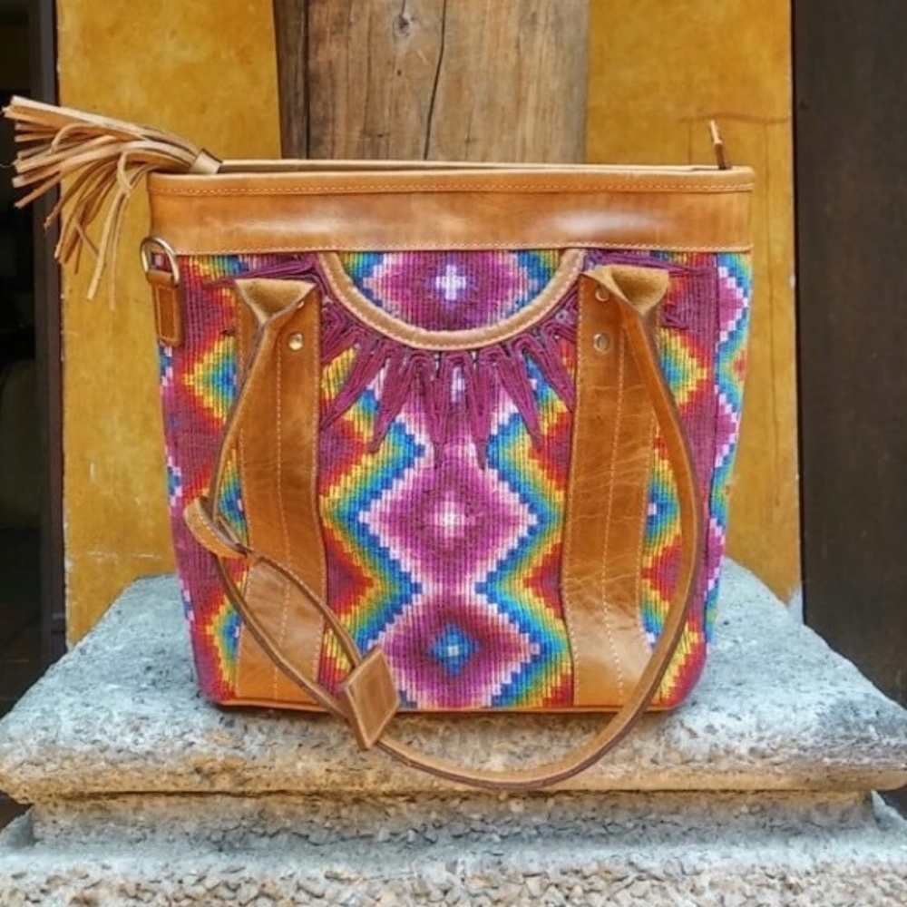 Brand new custom DC Bags huipil tote